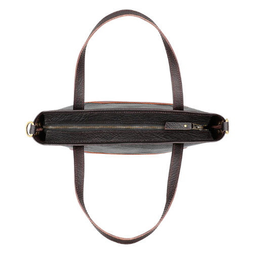 Ebony & Chestnut Leather Tote - Image 3